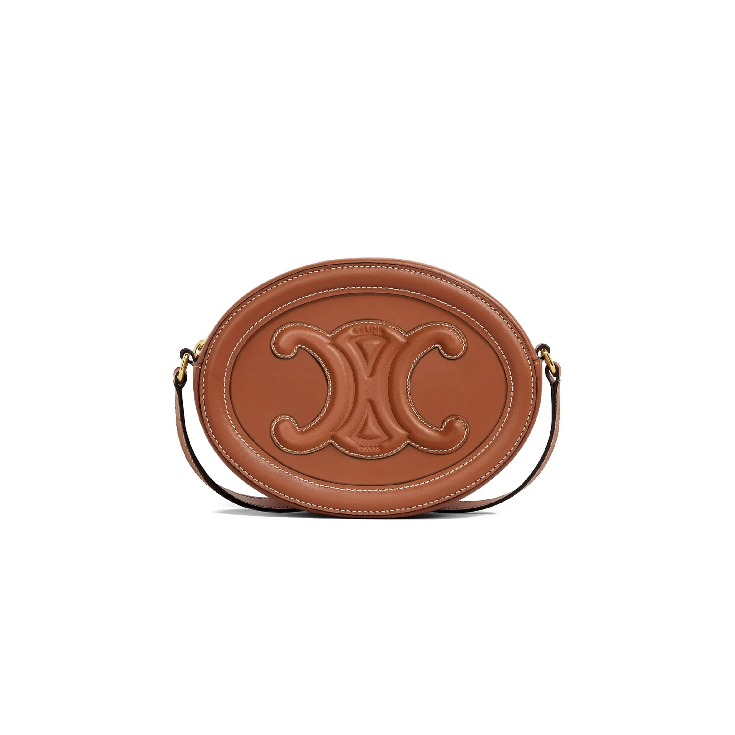 Ce**e small crossbody in triomphe smooth cowhide 10i703dpq.04lu (16*12.5*4cm)